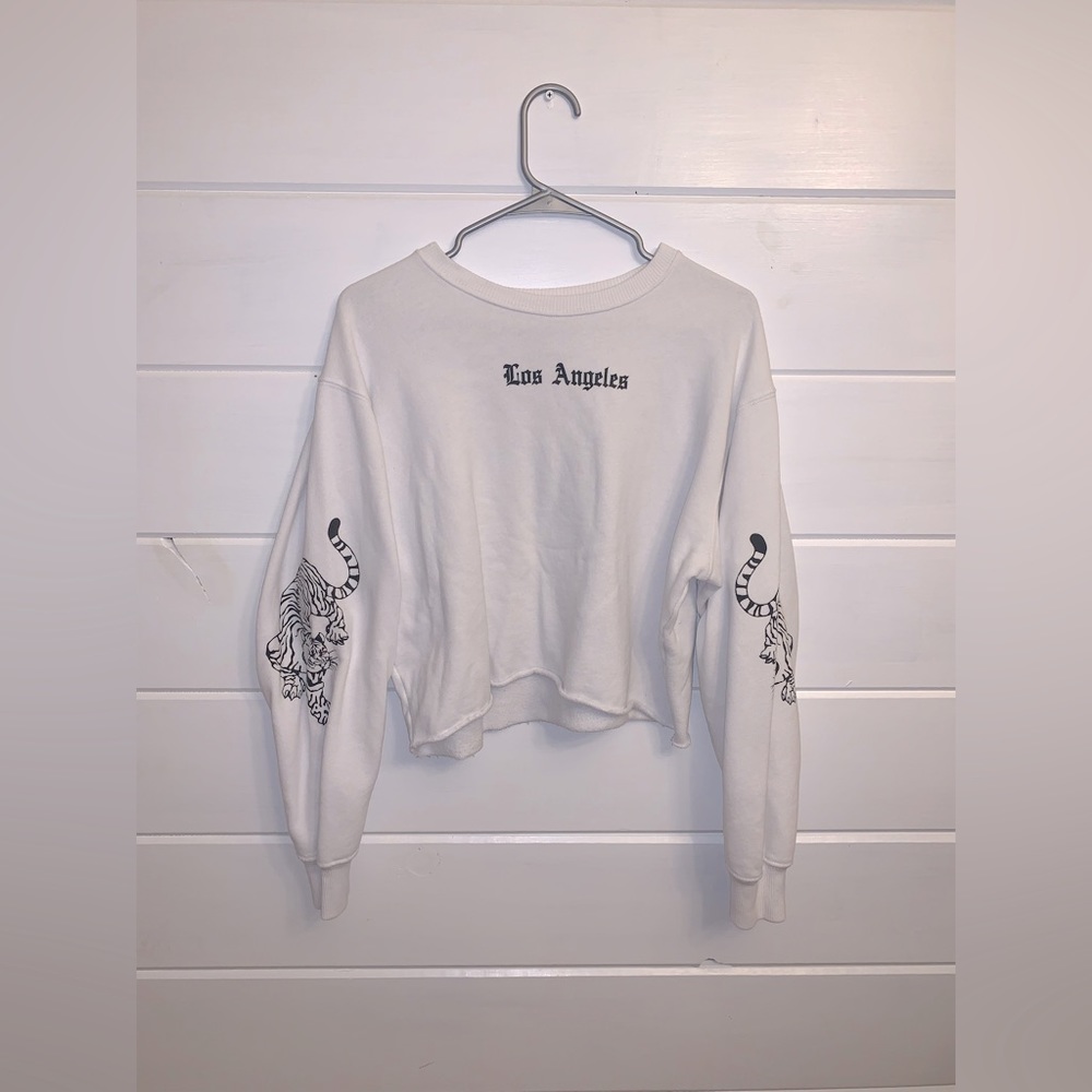 Cropped Hollister sweatshirt